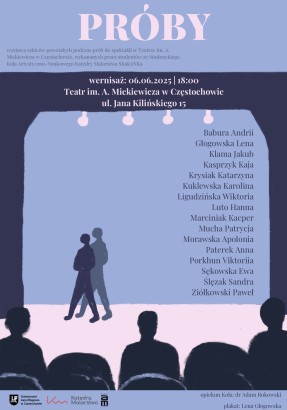 PRÓBY - wernisaż wystawy szkiców studentów ze Studenckiego Koła Artystyczno- Naukowego Katedry Malarstwa SKakaANKa