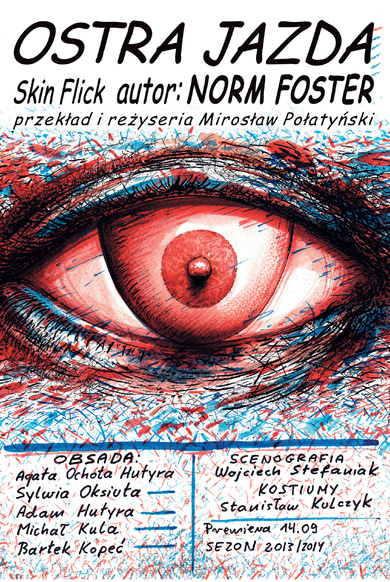 plakat Ostra jazda