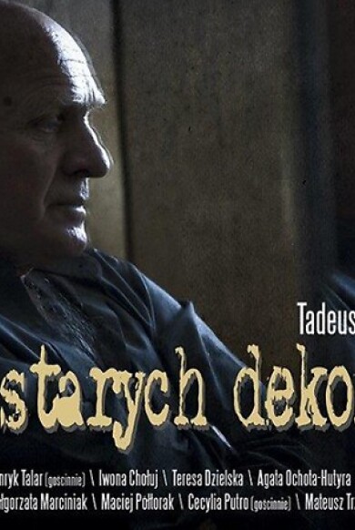 plakat W starych dekoracjach